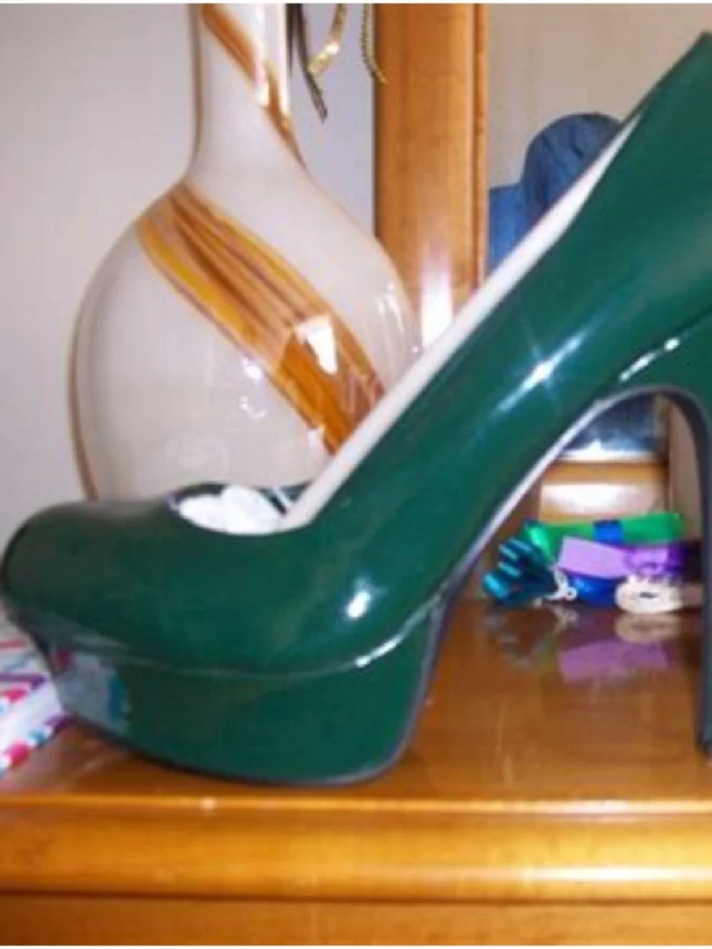 Shoe Dazzle Rhoda Patent High Heel Pumps